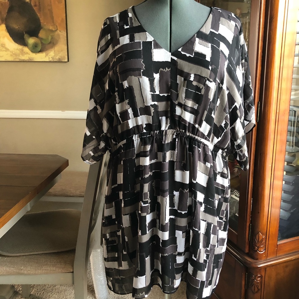 Lane Bryant Peplum Blouse/ Dress  22/24 W